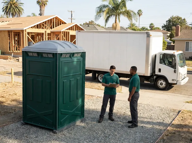 High-Rise Construction Toilets in Los Angeles, CA